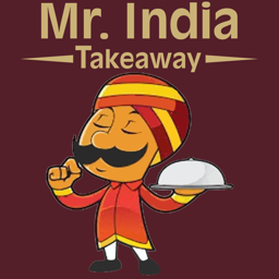 Mr India Takeaway logo.
